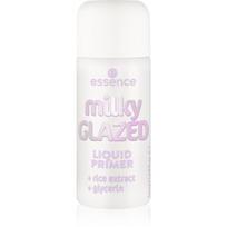 essence milky GLAZED Drėkinamoji makiažo bazė su skaistumą suteikiančiu efektu 50 ml