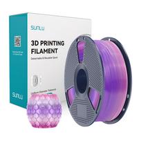 3D spausdintuvo plastikas Sunlu PLA Transparent Rainbow 03