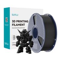 3D spausdintuvo plastikas Sunlu PLA+ 2.0 1.75mm, juodas (PLA+ 2.0 B)