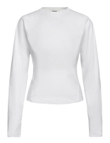 Topshop - Tsrosa Reglan Cinch Cuff Tie Jrs - Marškinėliai ilgomis rankovėmis - Kreminė spalva