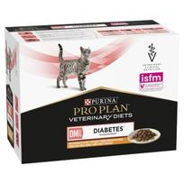 Purina Pro Plan Veterinary Diets DM St/Ox Diabetes Management šlapias pašaras katėms, sergančioms cukriniu diabetu, su vištiena, 10x85 g.