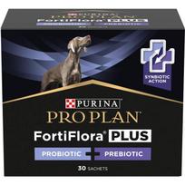 Purina Pro Plan FortiFlora Plus pašaro papildas suaugusiems šunims ir šuniukams su probiotikais ir prebiotikais, padedantis palaikyti sveiką žarnyno mikrobiomą, 30x2 g