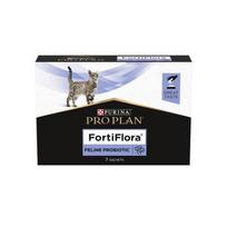 Purina Pro Plan FortiFlora pašaro papildas suaugusioms katėms ir kačiukams su probiotikais, padedantis palaikyti sveiką žarnyno mikrobiomą, 7x1 g