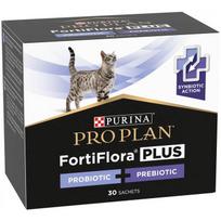 Purina Pro Plan FortiFlora Plus pašaro papildas suaugusioms katėms ir kačiukams, su probiotikais ir prebiotikais, padedantis palaikyti sveiką žarnyno mikrobiomą, 30x1,5 g