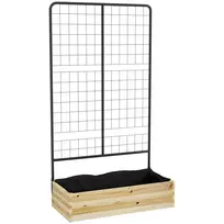 Pakeliama lysvė su atrama vijokliniams augalams 80 x 38 x 145 cm