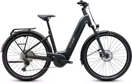 Elektrinis dviratis Cube Nuride Hybrid Performance 720 Easy Entry shadowgrey'n'pilkas 2027-58 cm (Dydis: 58 cm)
