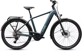 Elektrinis dviratis Cube Nuride Hybrid Pro 800 deepteal'n'mėlynas 2027-58 cm (Dydis: 58 cm)