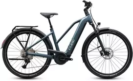 Elektrinis dviratis Cube Nuride Hybrid Pro 800 Trapeze deepteal'n'mėlynas 2027-50 cm (Dydis: 50 cm)