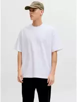 Jack&Jones marškinėliai JJEBARRON TEE SS O-NECK NOOS 12298906 balti