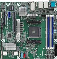 Asrock X570D4U-2L2T/BCM pagrindinė plokštė AMD X570 AM4 lizdas „micro ATX“