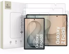 TECH-PROTECT EASY SET FOIL & GLASS FIT+ 4IN1 APSAUGINIS RINKINYS Samsung Galaxy Z FOLD 8 CLEAR
