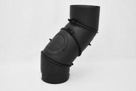 Kampinis kaminas UNI laipsnių D180 mm