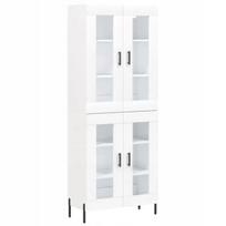 vidaXL Komoda, baltos spalvos, 69,5x34x180cm, apdirbta mediena