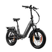 Sulankstomas elektrinis dviratis TTGO F7, 20 colių, pilkas