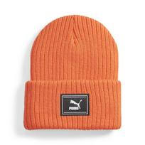 PUMA žieminė kepurė moterims PUMA PRIME Ws Cuff Trend Beanie Hot Heat - 02405605, oranžinė, Universalus