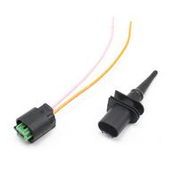 Automobilių priedai Lauko oro aplinkos temperatūros jutiklis su kabeliu BMW E46 E87 E90 E65 E38 #65816905133 black
