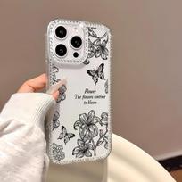 Apyrankės Grandinėlės Telefonų Dėklas iPhone 17 16 15 13 14 for 17Air 17 12 14 16 Pro 17 14 16 Pro Max Kibirkščiuojantis Deimantas Mielas Raštas Kietas Dangtelis Su Virvele iPhone 11 gryna