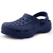 Fashion Crestar Women New Clogs Sandals Summer Fashion Anti-slip Outdoor Beach Slippers Men Waterproof Garden Shoes EVA House Slippers 37 tamsiai mėlyna