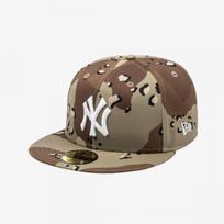 New Era New York Yankees Pagrindinio Dydžio Kepuraitė Six Day Camo 758(60.6cm) gray