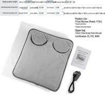 33x35cm Multifunctional Electric Heating Pad: Foot, Hand, Belly Warmer with 4 Temperature & Timer Settings Bagged (For large stock inquiries) white