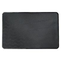 Car Dashboard Mat Pad Non-slip Rubber Mount Holder Mobile Phone Stand Large gray