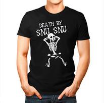 Death by Snu Snu Skeleton Futurama T shirt or hoodie, long sleeve or tank top S įvairiaspalvis