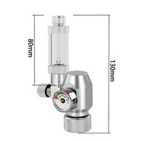 Aquarium DIYCO2 regulator W21.8/CGA320/G3-4/G5-8/TR21/3-8unf gas cylinder nut docking type fish tank CO2 pressure reducing valve G3-4