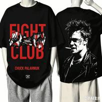Fight Club For Fan Gift Tshirt Unisex Unisex Harajuku Oversized Unisex Short Sleeve Streetwear High Quality Couples Comfortable Tee S black