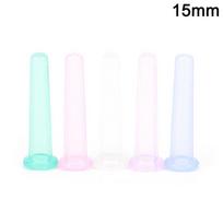 Puodelis Veido Veido Akių Silikoninis Cupping Vakuuminis Siurbimas Lifting Masažas Anti-Age 15MM white