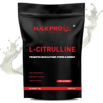 NAKPRO Nutrition gryni L-citrulino milteliai, skatina azoto oksido gamybą ir raumenų augimą (Neskonio, 100g)