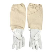 Sutvirtintas apsauginis kostiumas Anti-Bee Odinė pirštinė Storas bičių repelentas Drabužiai Bitininkas L-Clothes&Glove white