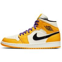 Air Jordan 1 Mid 'Lakers Gold' Jordan 852542-700 43 white