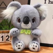 Cute cute little gray koala doll plush toy koala doll children's company soothing doll 35cm（0.5kg） gray