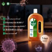 Dettol Dezinfekcinis skystis Dviguba pakuotė white