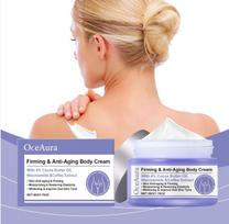 Firming Neck Cream Anti-Aging Smoothing Wrinkles Fine Lines Improves Crepey Skin Moisturizing Hyaluronic Acid Tightening Lotion 50g beige