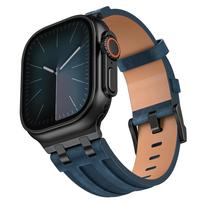 Leather Wrist Strap for Apple Watch Ultra 3 2 49mm 46mm 45mm 44mm Accessories MAN Watchband for Iwatch Series 11 10 9 8 7 6 SE3 49mm 46mm 45mm 44mm brown