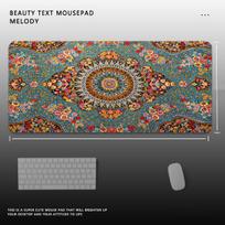 Persian Computer Mouse Pad Large Gamer Mousepad Keyboard Mat Office Mouse Mats xcm Rubber Desk Pad Design Art Desktop Rugs M 300x800x2mm black