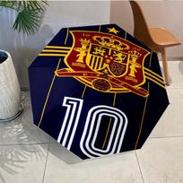 Spain National Football Team Umbrella - Automatic Open/Close, Compact 8-Rib Lightweight Umbrella Essential for outdoorPicnic Accessory Fan Gifts