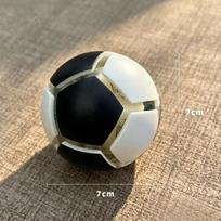 World Cup Glowing Soccer Stress Relief Pendant, Collectible Souvenir with National Team Flags, Portable Fidget Toy for Fans 1pcs black