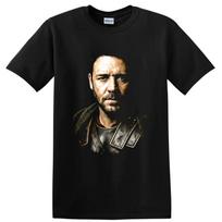 Maximus Gladiator Movie T Shirt Roman Warrior Portrait Graphic Art Vintage Tee 3XL black
