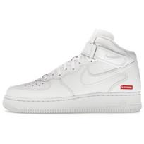 Nike Air Force 1 Mid Supreme White FZ8784-100 45 white