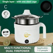 Mini Rice Cooker With Steamer Small Non Stick Hot Pot Multil Lutuan Ng Kanin 1.8L Cheap Rice Cooker Electric Heating Pot C gray