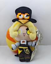 30cm Cookie Run Kingdom Laikrodininkas Sausainis Pliušinis Žaislas Šešėlio Pieno Sausainio Minkštas Lėlė Pliušiniai Žaislai Namų Dekoratyvinė Pagalvė Kalėdinės Dovanos black