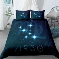 Vandenio Zodiako Ženklo Patalių Komplektas Karališko Dydžio Karalienės Dydžio Dvigulis Pilno Dydžio Viengulis Dydis Antklodės Užvalkalas Pagalvės Užvalkalas Patalių Komplektas 150x220cm black
