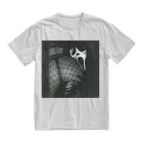 Vintage Mister Killer Sir Ghost Face Booty Men Oversize Y2k T-shirts Street  Breathable High Quality Heavy Cotton Tee Unseix Top XL white