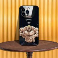 Jack Hanma B-Baki Phone Case For iPhone 17,16,15,14,13,12,11,Pro,Max,Plus,X,XS,SE4,E,Mini,Soft Black Case iPhone15pro black