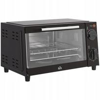Mini orkaitė 9 l su termoporiumi, 750 W, juoda