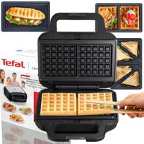 Skrudintuvas Tefal 3in1: sumuštiniams, vafliams, panini su formelėmis