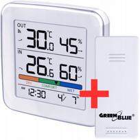 Belaidė orų stotelė su LCD ekranu, temperatūros ir drėgmės jutikliu
