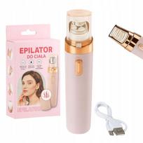 Veido epiliatorius jautriai odai, antibakterinis, USB